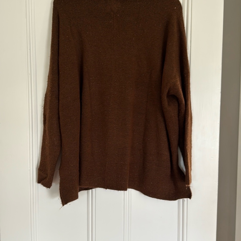 Mud Pie Chocolate Brown Knit Top
